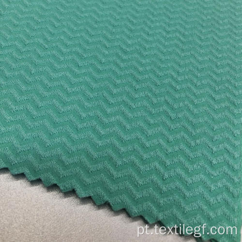 Tecido Jacquard de poliéster e spandex